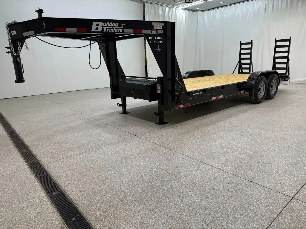 Black 2025 BULLDOG TRAILERS GOOSENECK 7x20 14K EQUIPMENT DOVE for sale in Wahoo, NE
