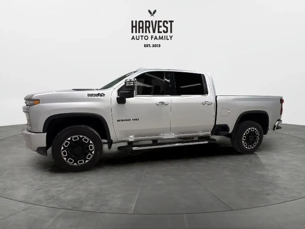 Silver 2022 Chevrolet Silverado 2500 HD Crew Cab High Country Pickup 4D 6 1/2 ft for sale in Wahoo, NE