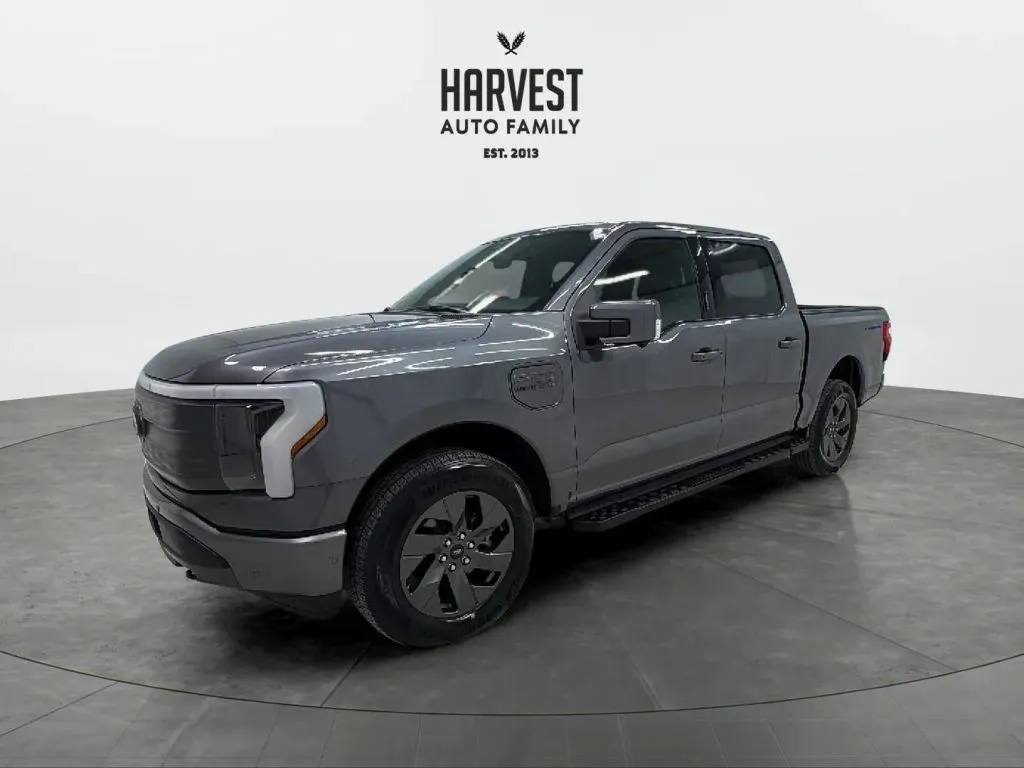 Gray 2023 Ford F-150 Lightning Lariat Pickup 4D 5 1/2 ft for sale in Wahoo, NE