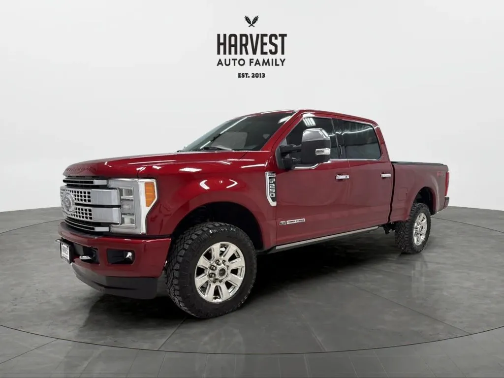 Red 2017 Ford F250 Super Duty Crew Cab Platinum Pickup 4D 6 3/4 ft for sale in Wahoo, NE