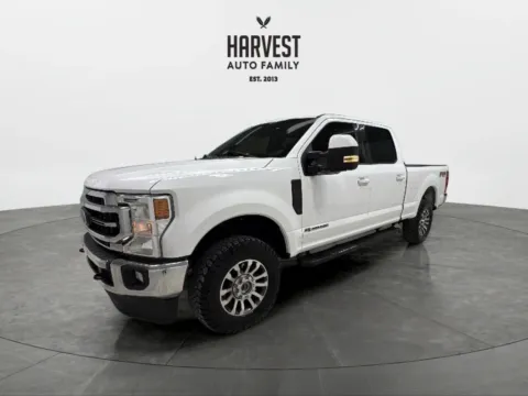 White 2022 Ford F250 Super Duty Crew Cab Lariat Pickup 4D 6 3/4 ft for sale in Wahoo, NE