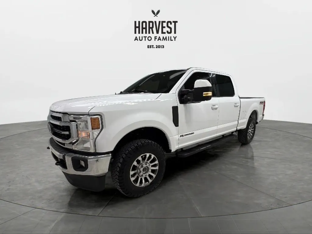 White 2022 Ford F250 Super Duty Crew Cab Lariat Pickup 4D 6 3/4 ft for sale in Wahoo, NE