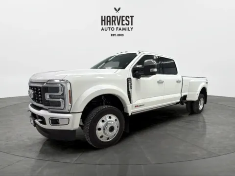White 2024 Ford F450 Super Duty Crew Cab Limited Pickup 4D 8 ft for sale in Wahoo, NE