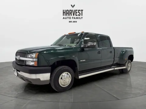 Green 2003 Chevrolet Silverado 3500 Crew Cab LS Pickup 4D 8 ft for sale in Wahoo, NE