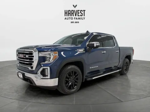 Blue 2021 GMC Sierra 1500 Crew Cab SLT Pickup 4D 5 3/4 ft for sale in Wahoo, NE