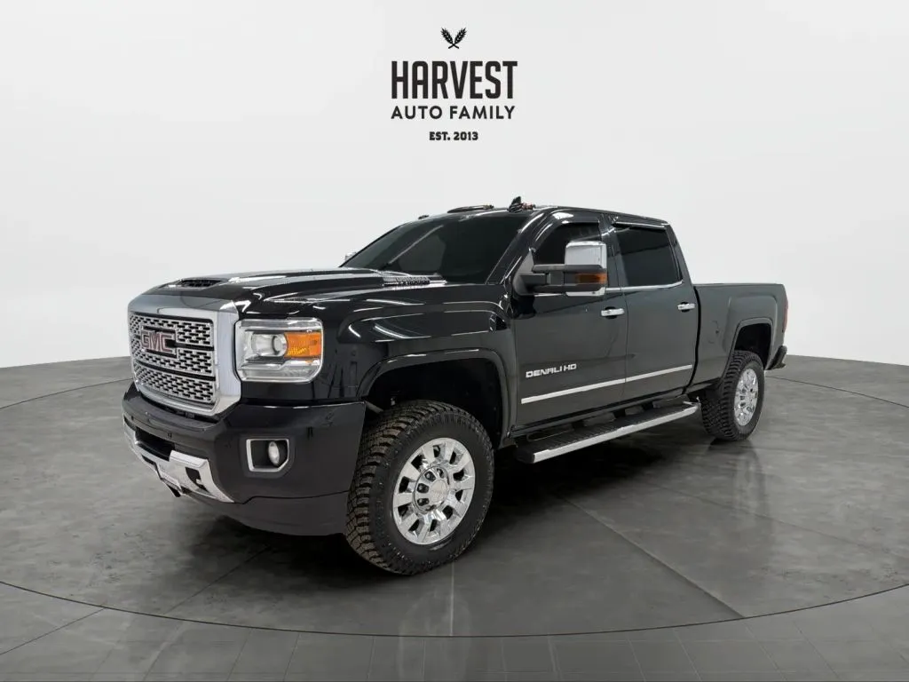 Black 2018 GMC Sierra 2500 HD Crew Cab Denali Pickup 4D 6 1/2 ft for sale in Wahoo, NE