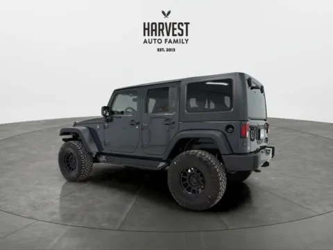 Another view of 2018 Jeep Wrangler Unlimited Willys Wheeler W (JK) Sport Utility 4D for sale in Wahoo, NE at Harvest Auto Family