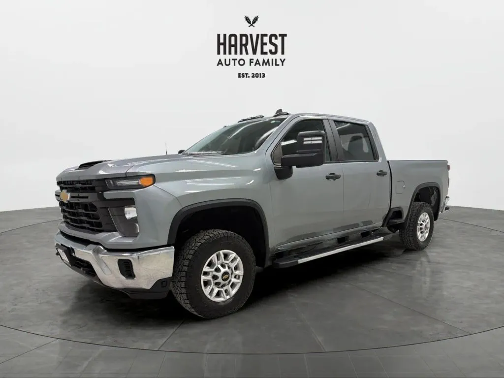 Gray 2024 Chevrolet Silverado 2500 HD Crew Cab Work Truck Pickup 4D 6 1/2 ft for sale in Wahoo, NE