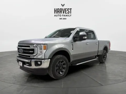 Silver 2021 Ford F250 Super Duty Crew Cab Lariat Pickup 4D 6 3/4 ft for sale in Wahoo, NE