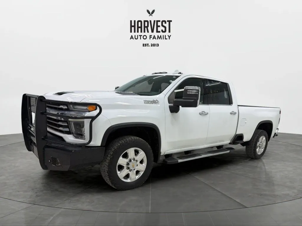 White 2020 Chevrolet Silverado 3500 HD Crew Cab High Country Pickup 4D 8 ft for sale in Wahoo, NE