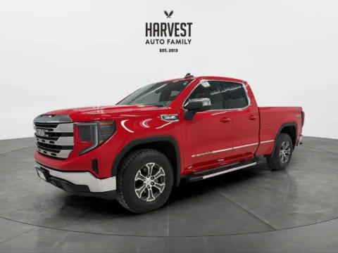 Red 2022 GMC Sierra 1500 Double Cab SLE Pickup 4D 6 1/2 ft for sale in Wahoo, NE