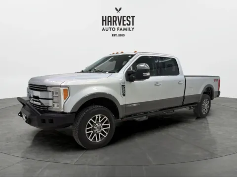 Silver 2017 Ford F350 Super Duty Crew Cab Lariat Pickup 4D 8 ft for sale in Wahoo, NE