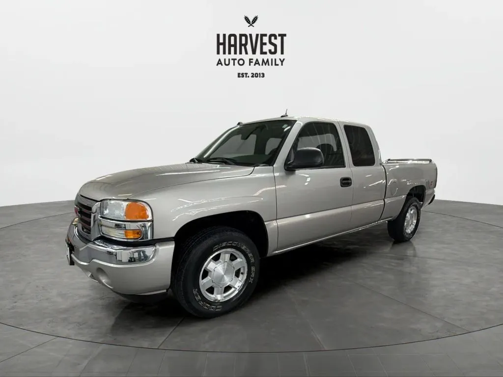 Silver 2005 GMC Sierra 1500 Extended Cab SLE Pickup 4D 6 1/2 ft for sale in Wahoo, NE