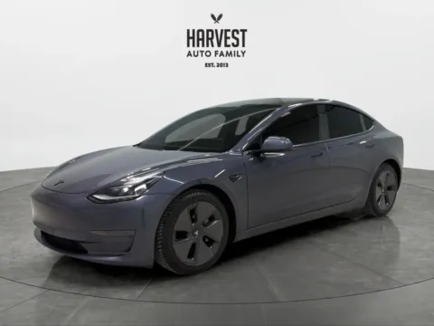 Gray 2021 Tesla Model 3 Standard Range Plus Sedan 4D for sale in Wahoo, NE