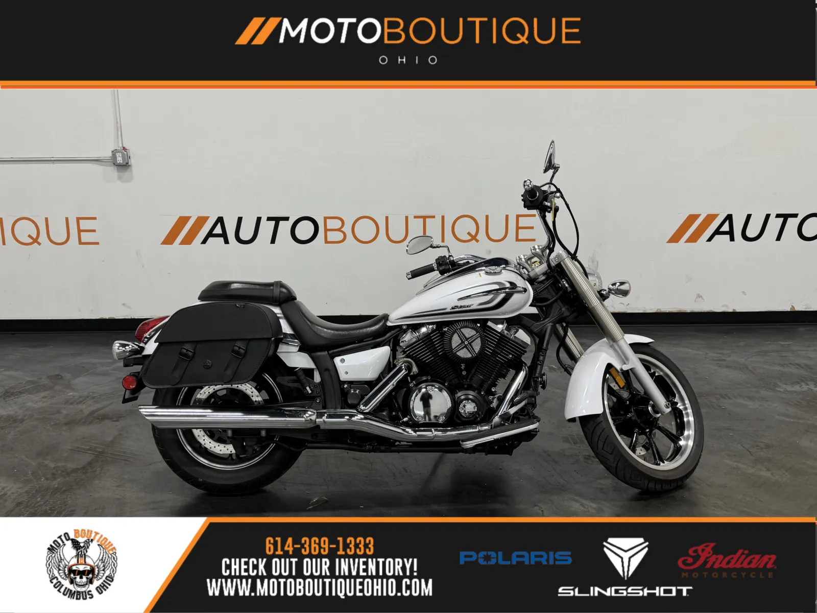 White 2013 YAMAHA V STAR for sale in Columbus, OH