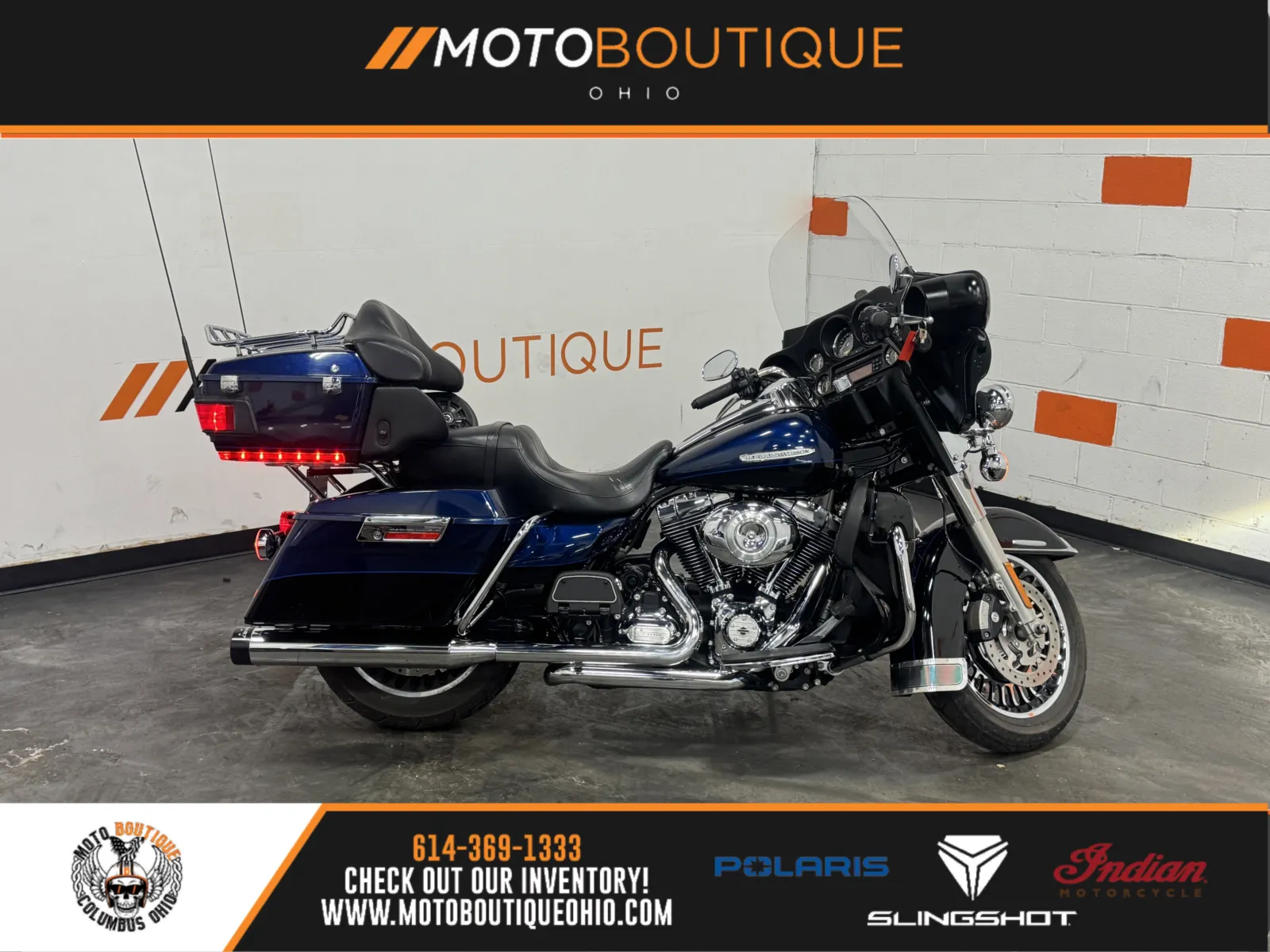 Blue 2012 HARLEY DAVIDSON ULTRA LIMITED FLHTK for sale in Columbus, OH