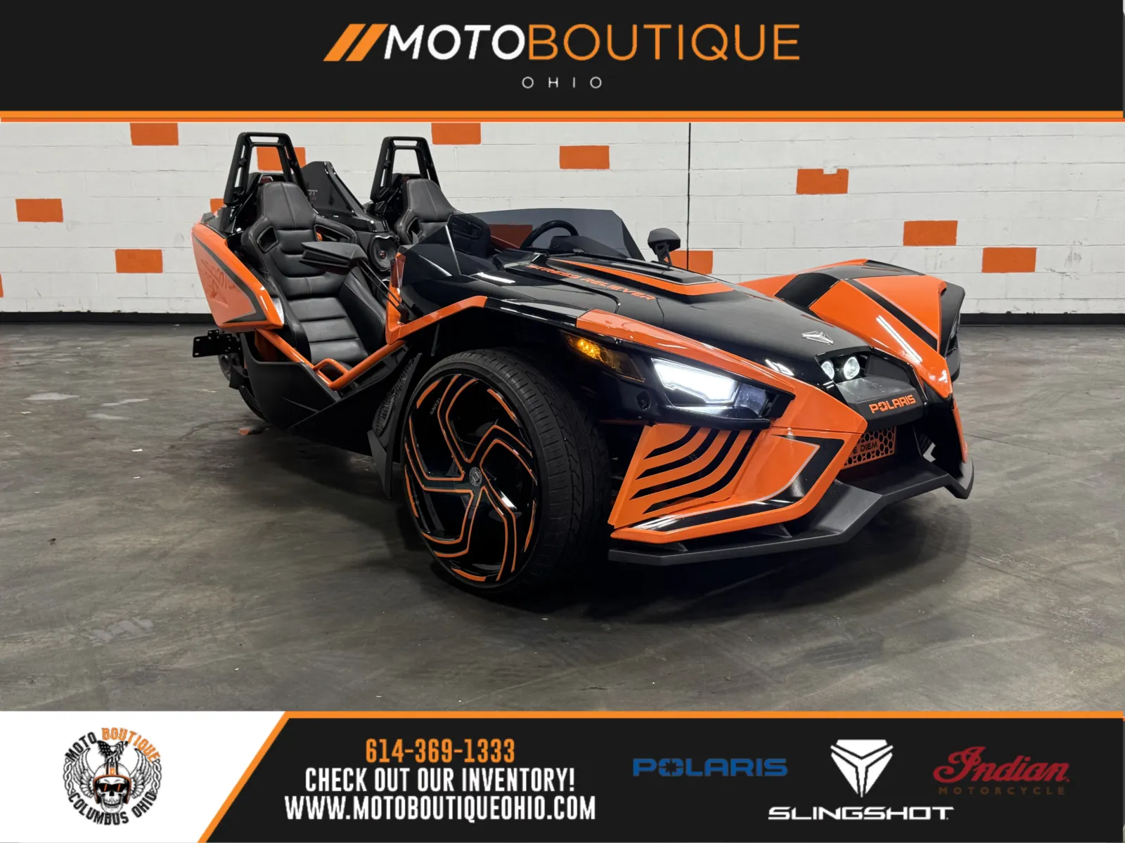 Orange 2018 POLARIS SLINGSHOT SLR for sale in Columbus, OH