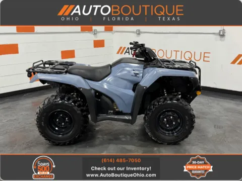 Blue 2021 HONDA FOURTRAX RANCHER 4X4 Automatic DCT EPS for sale in Columbus, OH