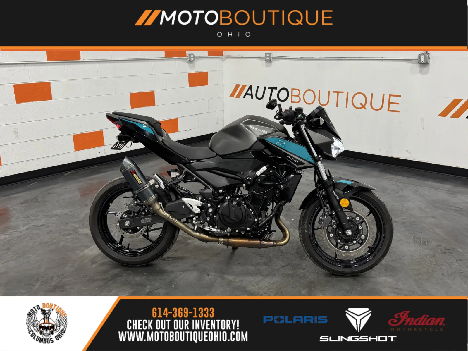 Black 2023 KAWASAKI Z400 ABS for sale in Columbus, OH