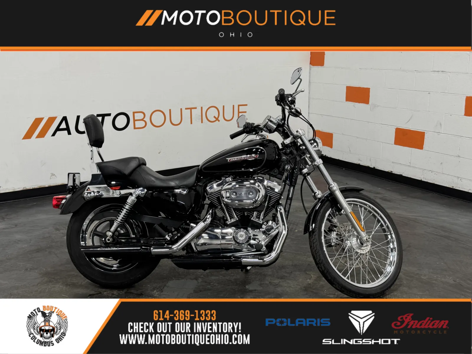 Black 2008 HARLEY DAVIDSON SPORTSTER XL 1200C ANNIVERSARY for sale in Columbus, OH