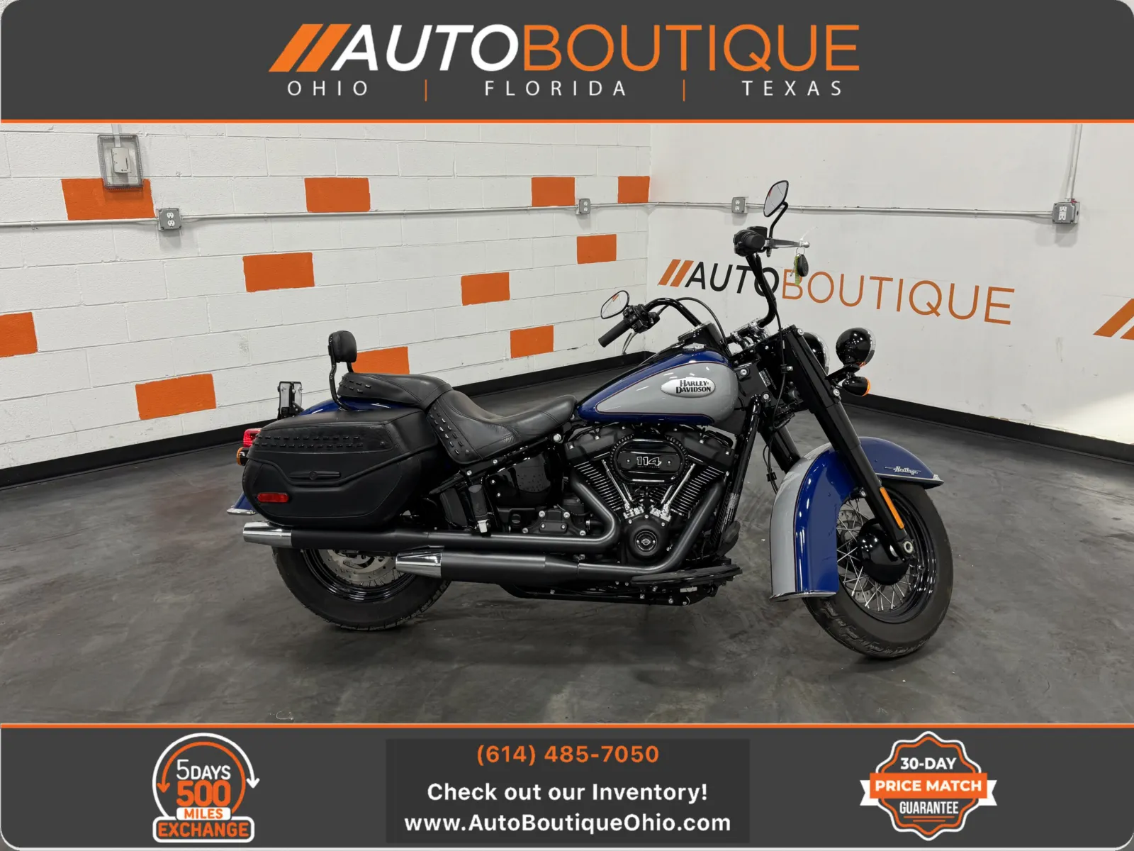 Gray 2023 HARLEY DAVIDSON HERITAGE CLASSIC FLHCS for sale in Columbus, OH