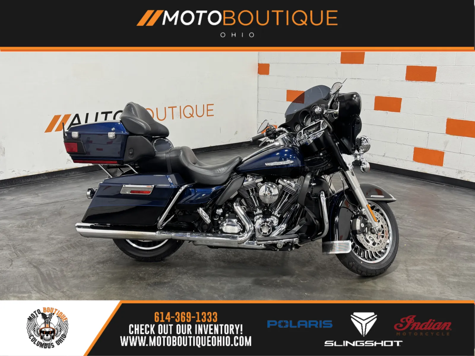 Blue 2012 HARLEY DAVIDSON ULTRA LIMITED FLHTK for sale in Columbus, OH