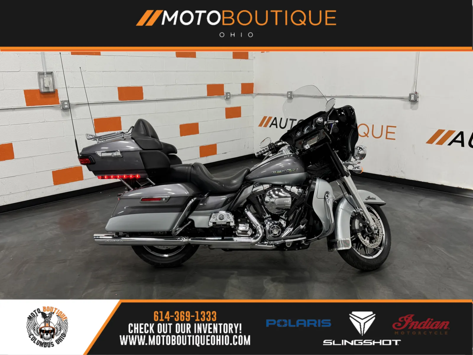Silver 2014 HARLEY DAVIDSON ULTRA LIMITED FLHTK for sale in Columbus, OH