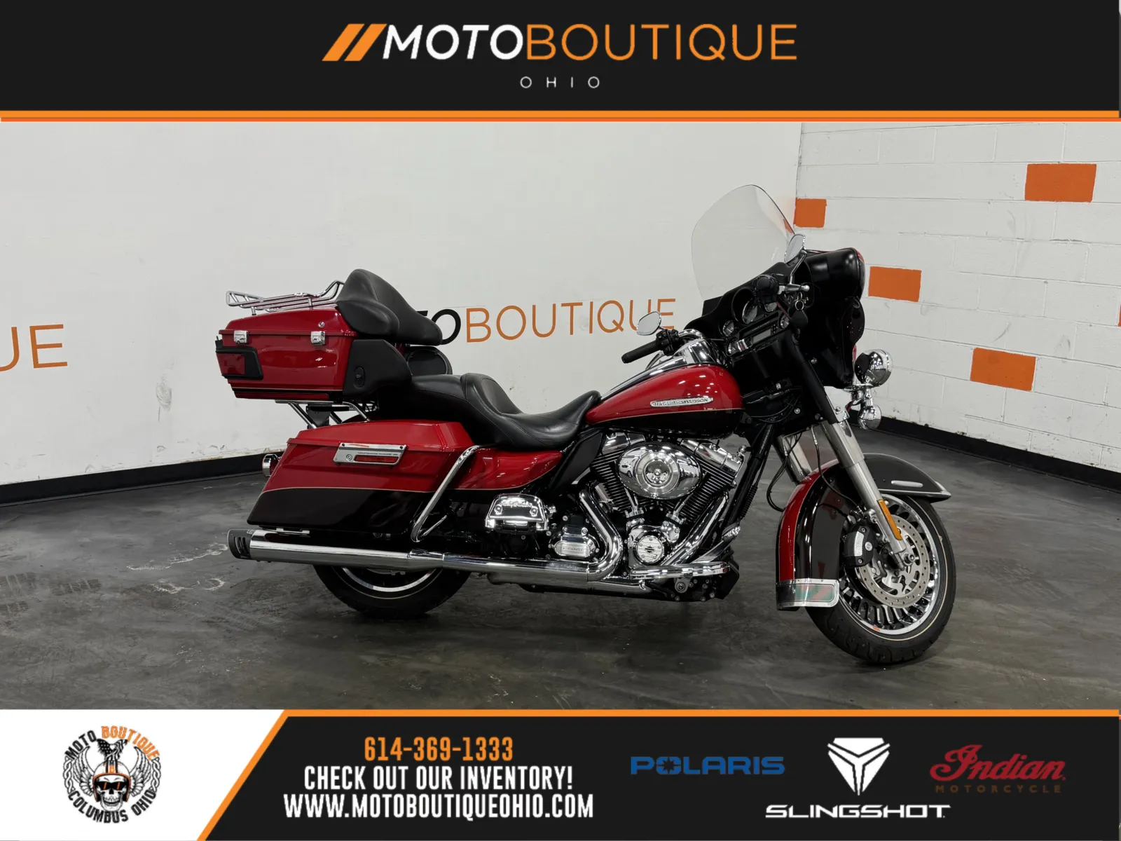 Red 2011 HARLEY DAVIDSON ULTRA LIMITED FLHTK for sale in Columbus, OH