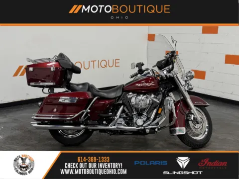 Red 2002 HARLEY DAVIDSON ROAD KING CLASSIC FLHRI for sale in Columbus, OH