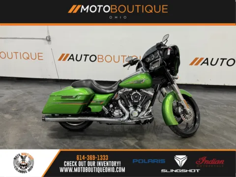 Green 2015 HARLEY DAVIDSON STREET GLIDE FLHX for sale in Columbus, OH
