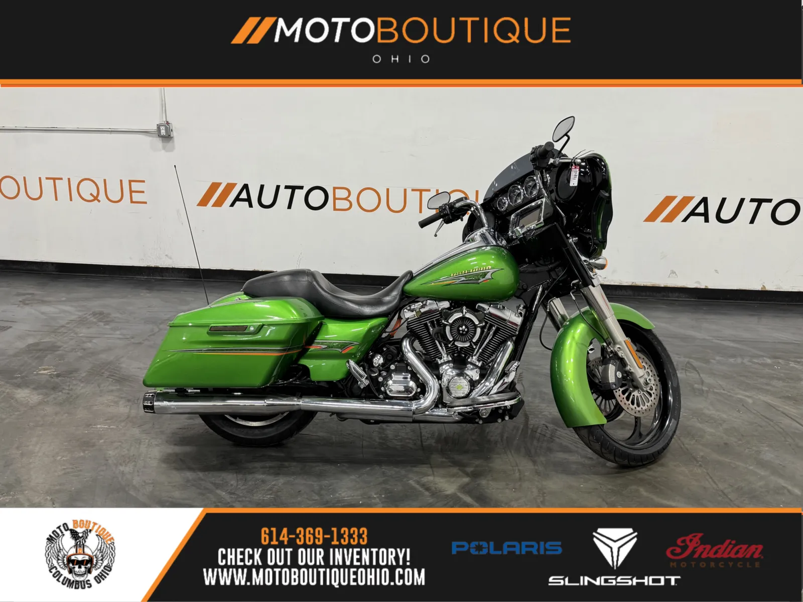 Green 2015 HARLEY DAVIDSON STREET GLIDE FLHX for sale in Columbus, OH