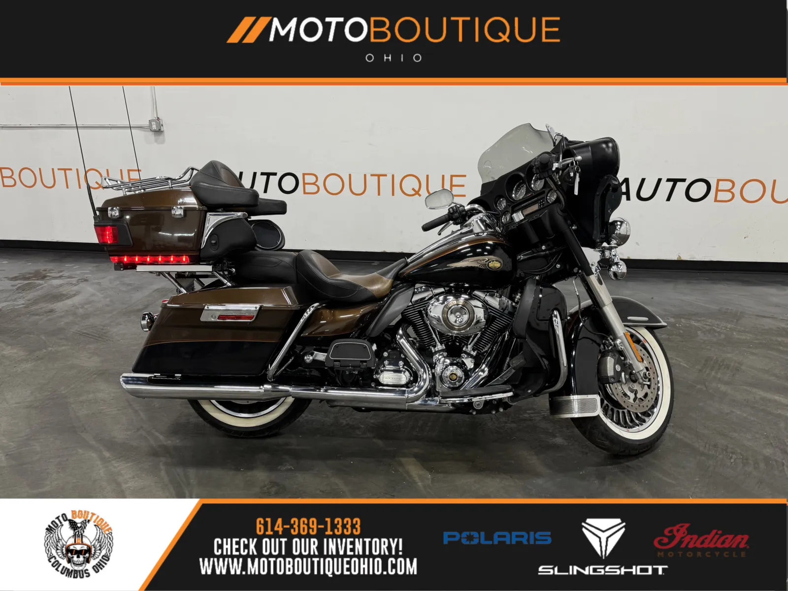 Brown 2012 HARLEY DAVIDSON ULTRA LIMITED ANNIVERSARY FLHTK for sale in Columbus, OH