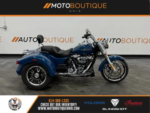 Blue 2021 HARLEY DAVIDSON FREE WHEELER FLRT for sale in Columbus, OH