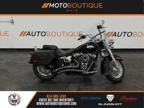 Black 2021 HARLEY DAVIDSON HERITAGE CLASSIC FLHC for sale in Columbus, OH