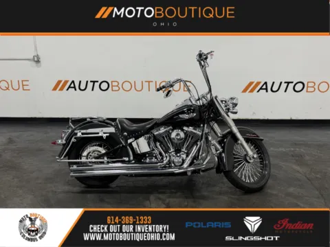 Black 2012 HARLEY DAVIDSON SOFTAIL DELUXE FLSTN for sale in Columbus, OH