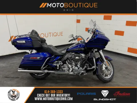 Blue 2015 HARLEY DAVIDSON CVO ROAD GLIDE ULTRA FLTRUSE for sale in Columbus, OH