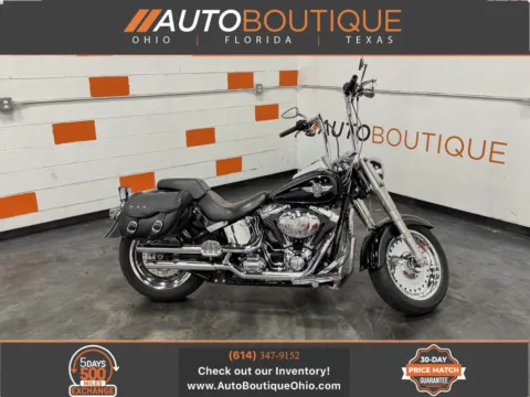 Black 2013 HARLEY DAVIDSON FAT BOY FLSTF for sale in Columbus, OH