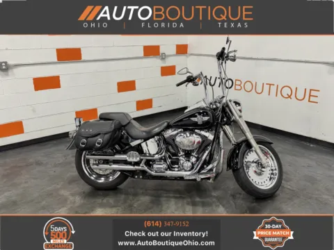 Black 2013 HARLEY DAVIDSON FAT BOY FLSTF for sale in Columbus, OH