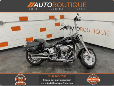 Black 2013 HARLEY DAVIDSON FAT BOY FLSTF for sale in Columbus, OH