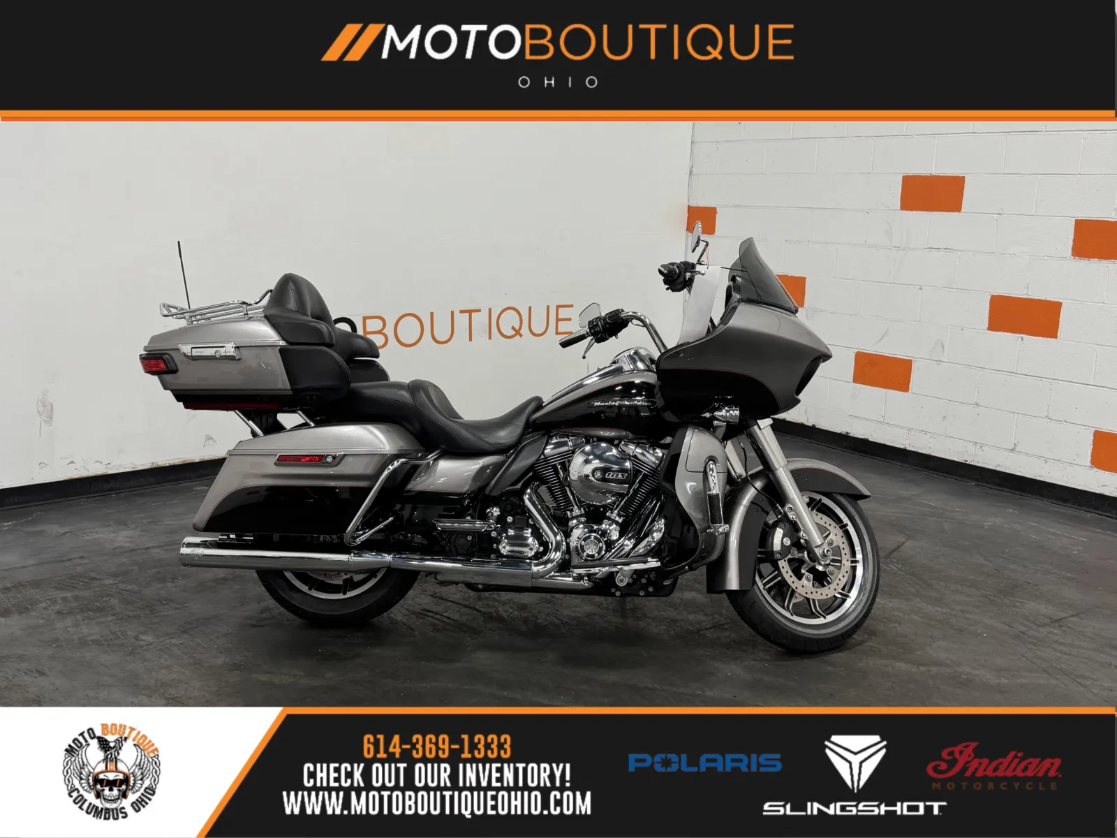 Silver 2016 HARLEY DAVIDSON ROAD GLIDE ULTRA FLTRU for sale in Columbus, OH