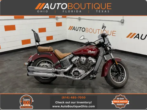 Red 2018 INDIAN SCOUT ABS for sale in Columbus, OH