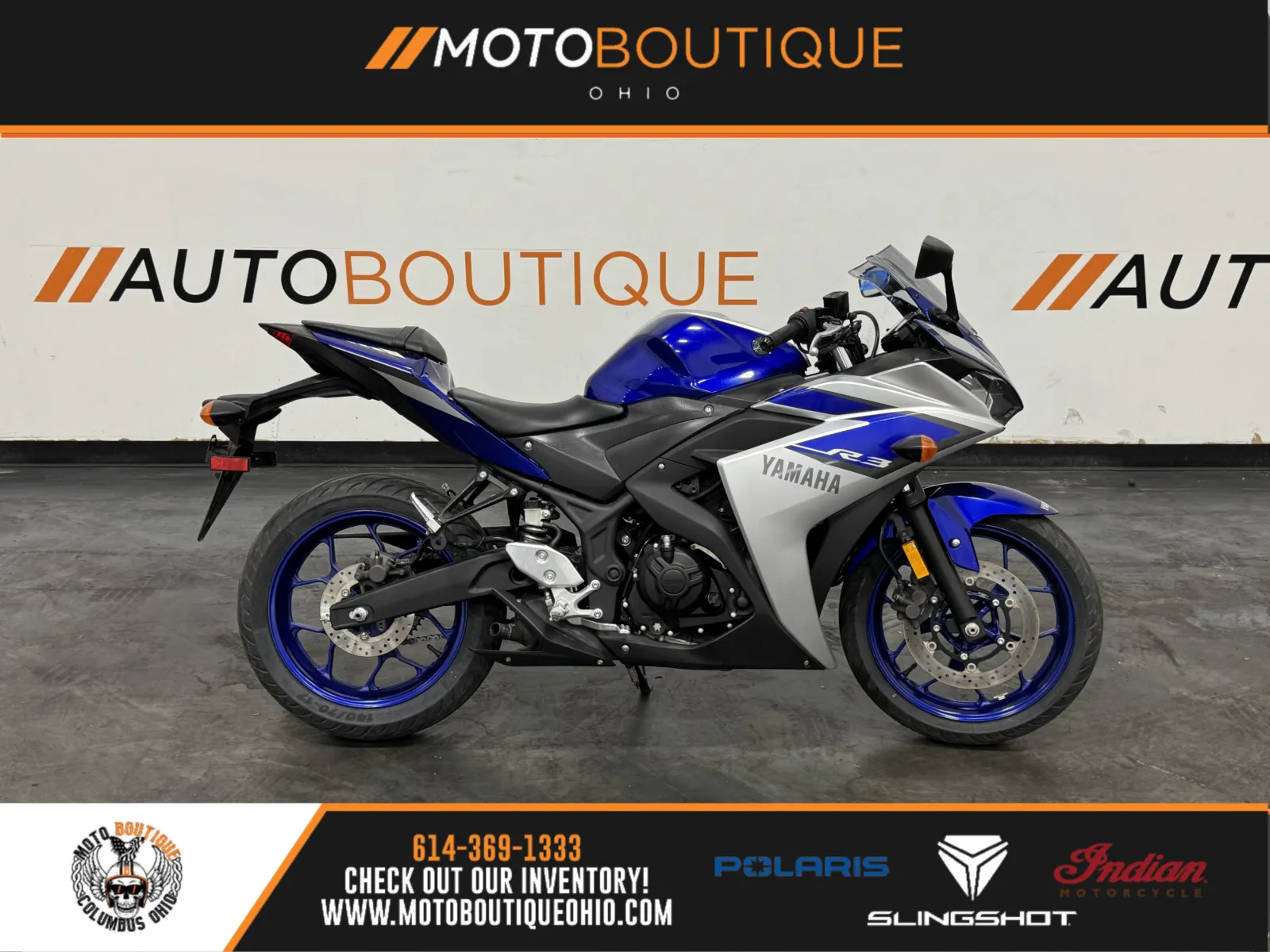 Black 2015 YAMAHA YZF-R3 for sale in Columbus, OH