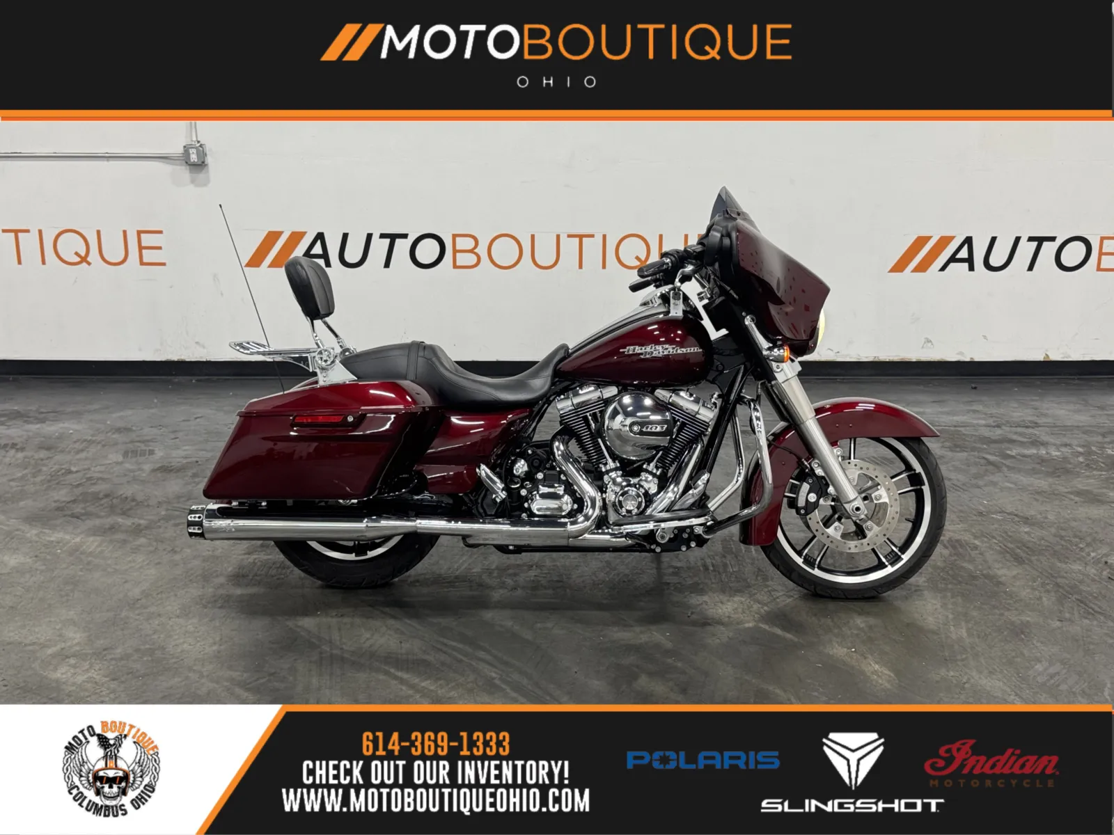 Red 2015 HARLEY DAVIDSON STREET GLIDE FLHX for sale in Columbus, OH