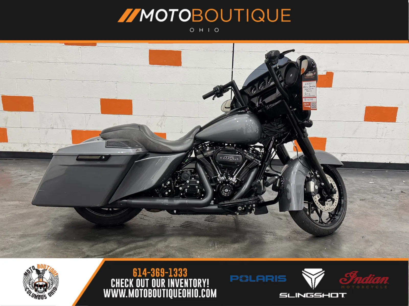 Gray 2021 HARLEY DAVIDSON STREET GLIDE SPECIAL FLHXS for sale in Columbus, OH
