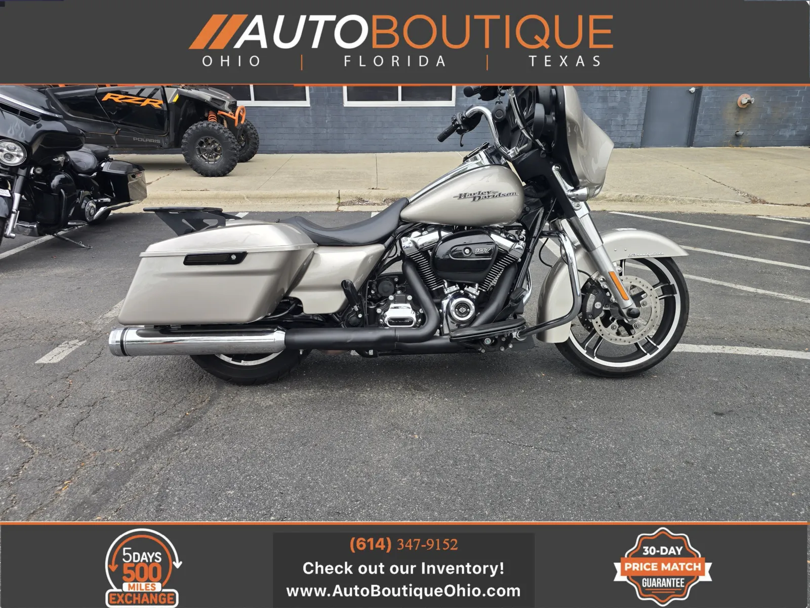 Beige 2018 HARLEY DAVIDSON STREET GLIDE FLHX for sale in Columbus, OH