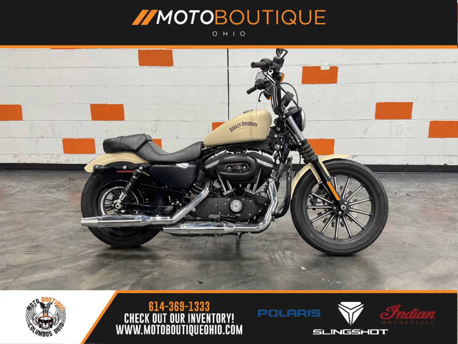 Beige 2014 HARLEY DAVIDSON 883 IRON XL883N for sale in Columbus, OH