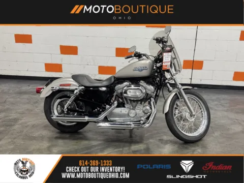 Silver 2009 HARLEY DAVIDSON SPORTSTER XL883N for sale in Columbus, OH