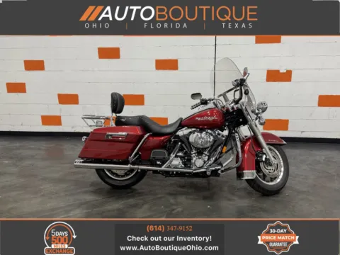 Red 2004 HARLEY DAVIDSON ROAD KING FLHR for sale in Columbus, OH