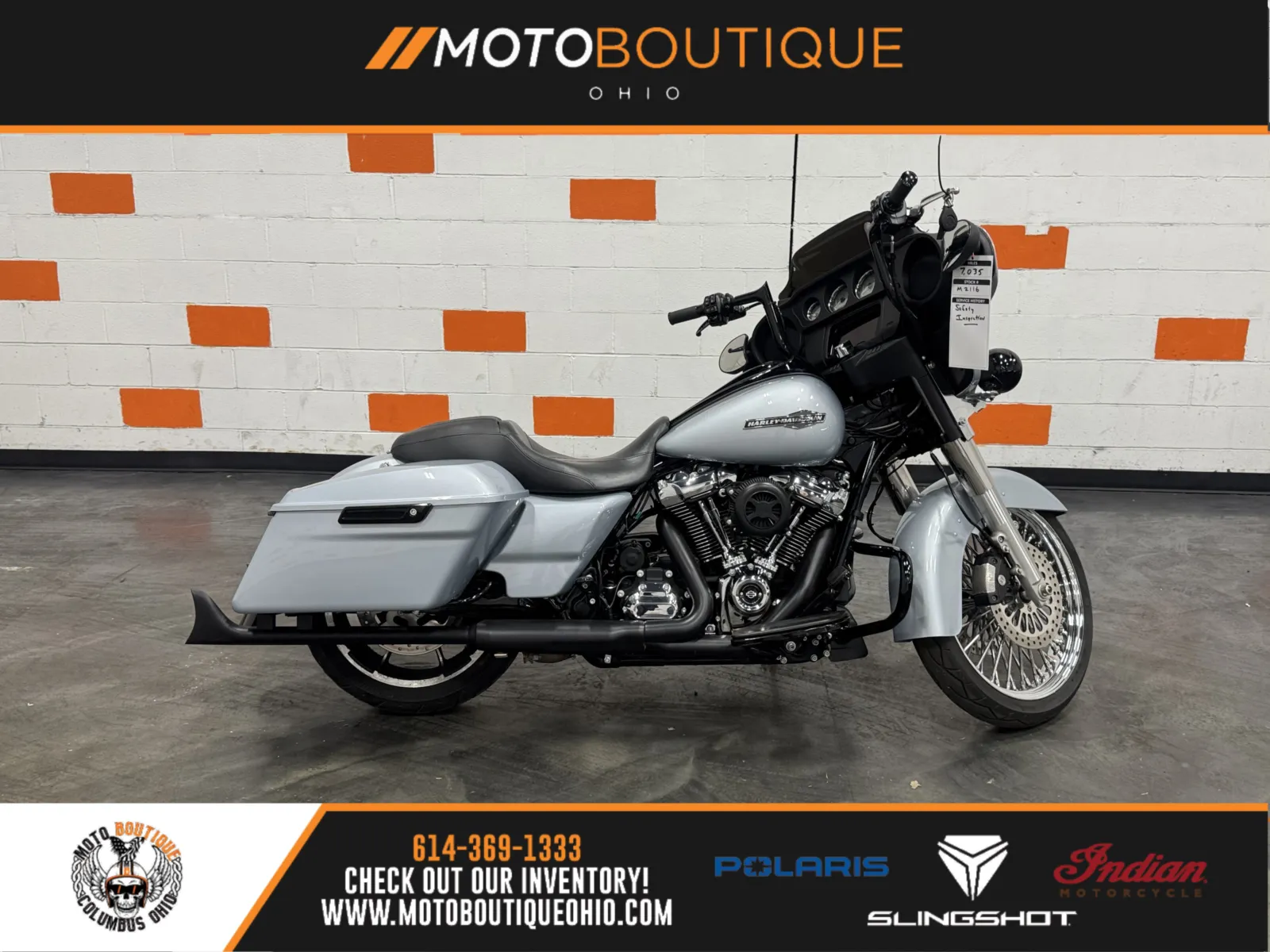 Blue 2023 HARLEY DAVIDSON STREET GLIDE FLHX for sale in Columbus, OH