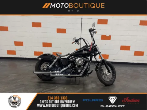 Black 2013 HARLEY DAVIDSON STREET BOB FXDB for sale in Columbus, OH